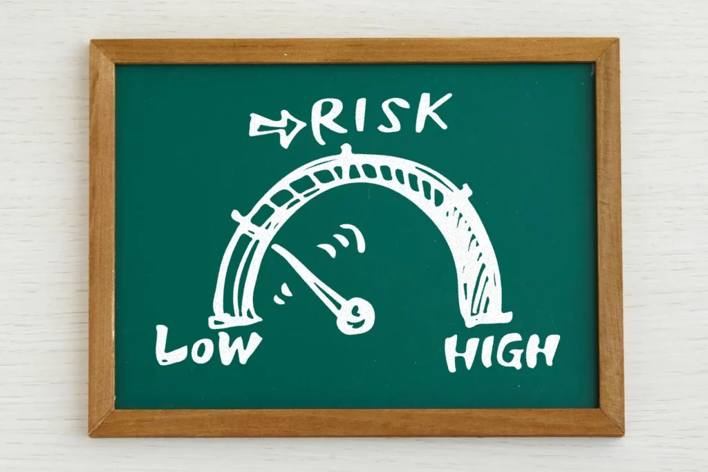 事業のリスクが高いか低いか